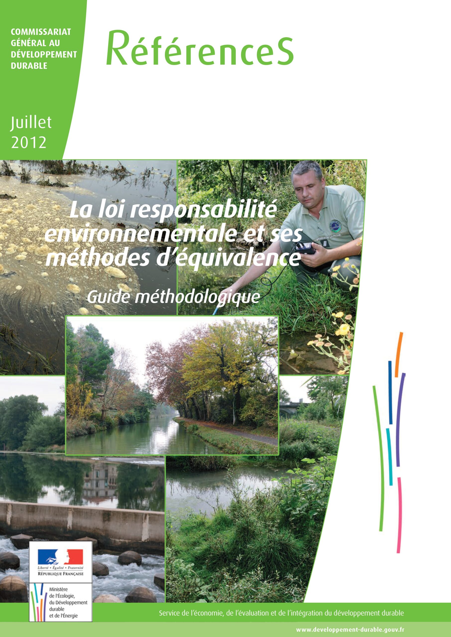 Couverture du Guide Responsabilité Environnementale du Commissariat général au développement durable